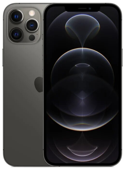 Смартфон iPhone 12 Pro MAX, 512 Гб, графитовый, Dual SIM (nano SIM+eSIM)